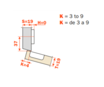 15Â° Hinges