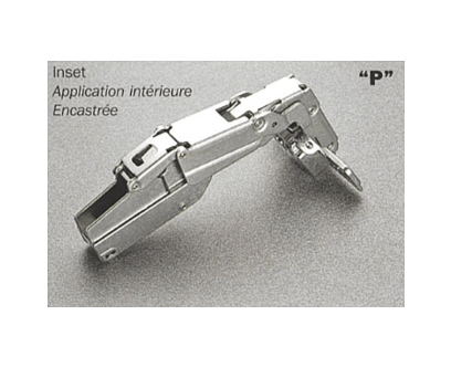 Salice - 165Â° Knock-in Inset Self-Close Hinge