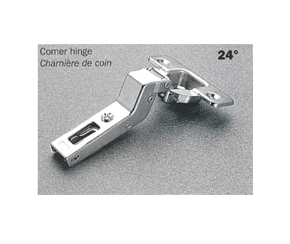 Salice - 24Â° Angle Screw-on Self-Close Clip-on Hinge