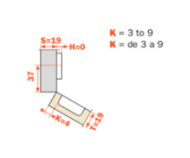 30Â° Hinges Option 1