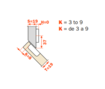 45Â° Hinges Option 2
