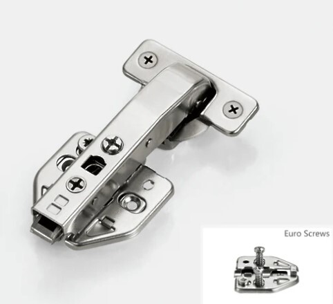90Âº Blind Corner Soft Closing Hinge and Mounting Plate With Euro Screw
