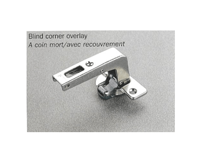 Salice - 94Â° Screw-on Blind Corner Overlay Self-Close Hinge