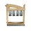 8" Craftsman Collection Solid Maple Utensil Pullout Organizer w/ Black Accents and BLUM Soft-Close Slides