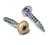 #8 x 1-1/8" Round Washer Head #2 Square Drive Deep Thread T17-PAK-1000
