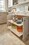 Rev-A-Shelf - 11-11/16" Maple Pullout Premiere Single Wire Solid Bottom Basket