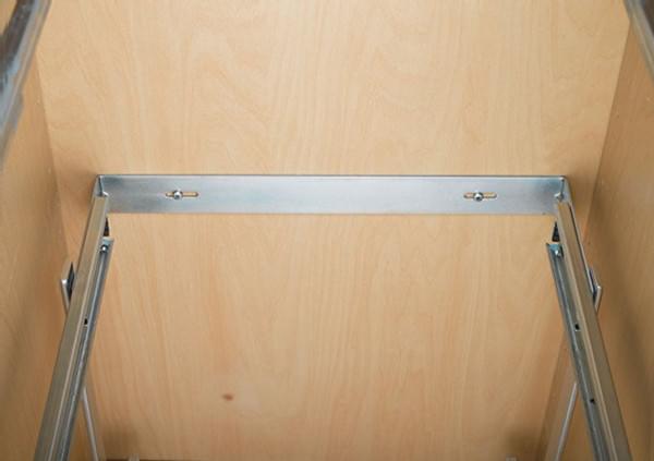 Rev-A-Shelf - 11-3/4" x 18" Base Cabinet Pullout 2 Tier Wire Basket Reduced Depth
