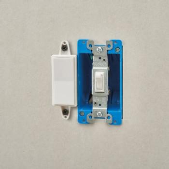 12V White Single Wall Dimmer