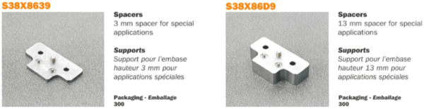 Salice - 13mm Spacer Plates For Short Arm Hinges (SKU# C3PBA99)