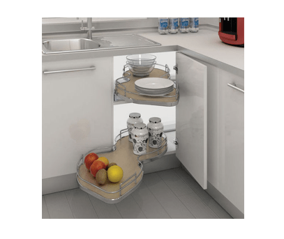 Rev-A-Shelf - 15" Maple Pullout Two-Tier Left Handed