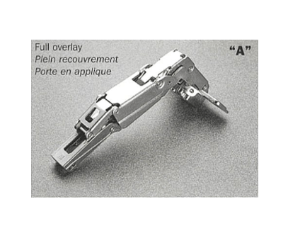 Salice - 165Â° Screw-on Full Overlay Self-Close Hinge