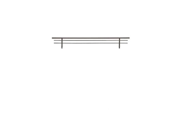 Rev-A-Shelf - 17" Oil-Rubbed Bronze Shoe Organizer Rails - 10 Per Carton