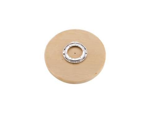 Rev-A-Shelf - 18" Maple Full Circle Wood Classic Single Shelf (w/Bearing)