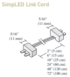 2" SimpLED Link Cord