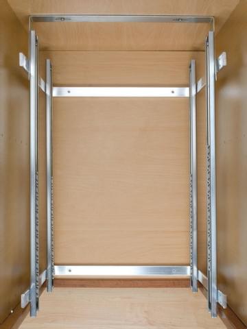 Rev-A-Shelf - 20-3/4" x 22" Base Cabinet Pullout 2 Tier Wire Basket