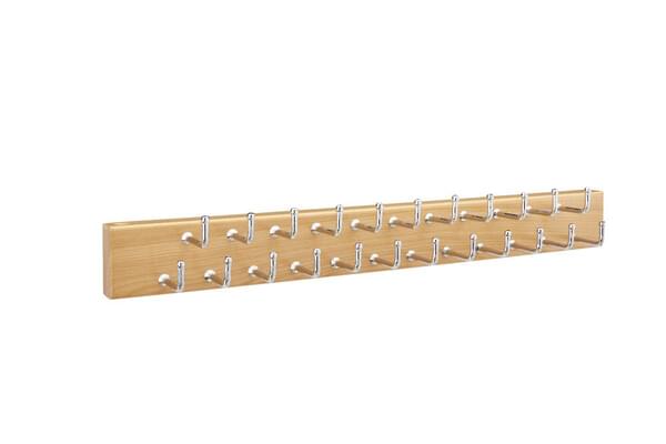 Rev-A-Shelf - 20" Maple Belt/Scarf Organizer Wood Side Mount Pullout