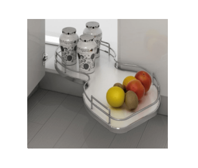Rev-A-Shelf - 21" Gray Pullout Single-Tier Right Handed