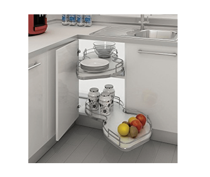 Rev-A-Shelf - 21" Gray Pullout Two-Tier Right Handed