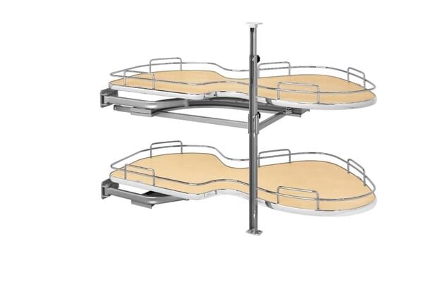 Rev-A-Shelf - 21" Maple Pullout Two-Tier Left Handed