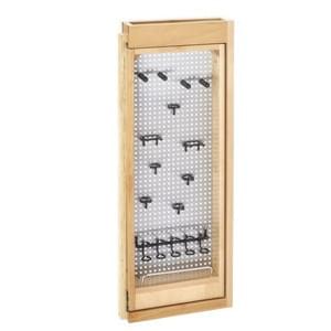 Rev-A-Shelf - 3" x 30" Filler Pullout Organizer with Stainless Panel Wall Accessories