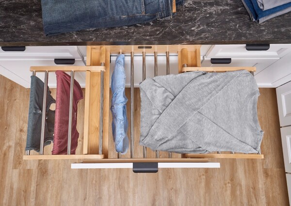 30" Wood Drying Rack Drawer w/ BLUM Soft-Close Slides