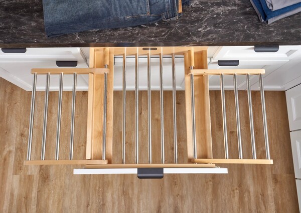 30" Wood Drying Rack Drawer w/ BLUM Soft-Close Slides