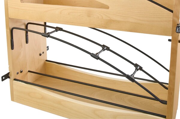 5" Craftsman Collection Base Cabinet Pullout with Tray Divider / Foil Wrap Holder with Blumotion Soft-Close