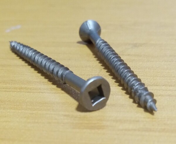 #6 x 2" Flat Head #2 Square Deep Thread T17