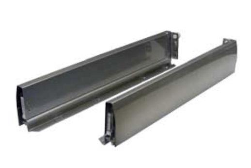 650mm - 26" Screw-on Bracket Front Nova Pro KIT - 90mm Height Sides - Metallic