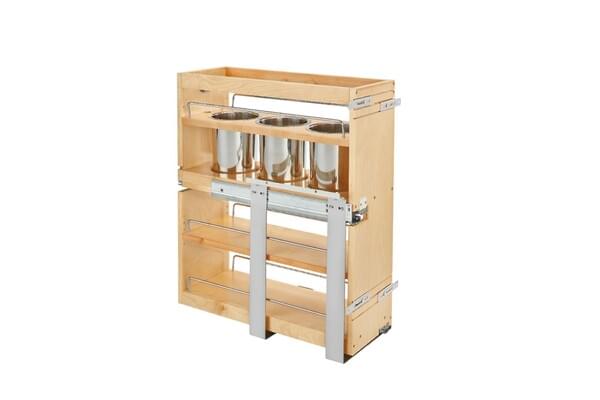 Rev-A-Shelf - 8" Base Utensil Pullout w/Blumotion Soft-Close