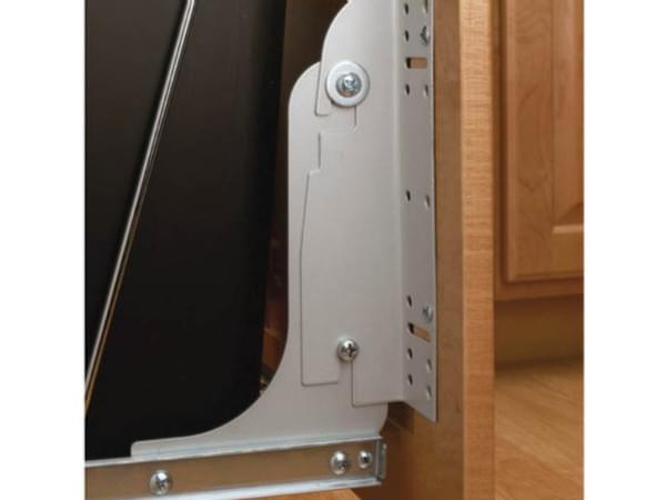 Rev-A-Shelf - Accessories Silver Door Mount Kit for Wire Waste Containers