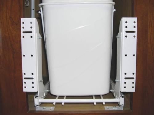 Rev-A-Shelf - Accessories White Door Mount Kit for Wire Waste Containers