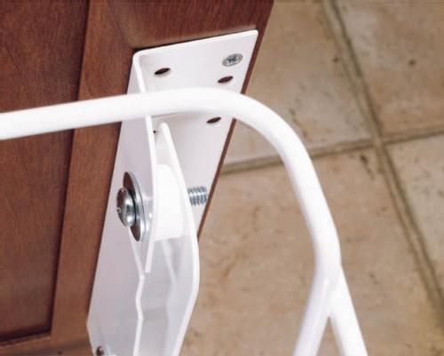 Rev-A-Shelf - Accessories White Door Mount Kit for Wire Waste Containers