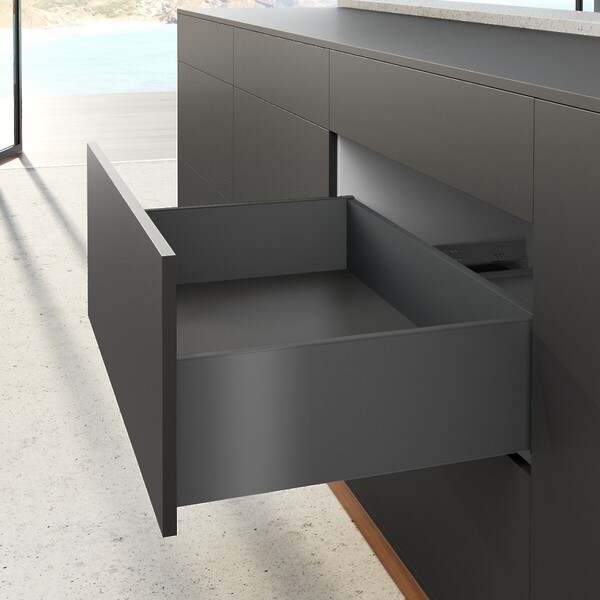 AvanTech YOU Drawer side profile, height 187 mm x NL 270 mm, Anthracite, Right