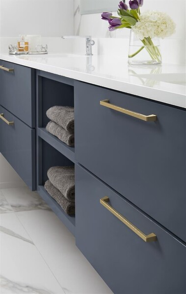 Blackrock - 8" Appliance Pull CC Golden Champagne
