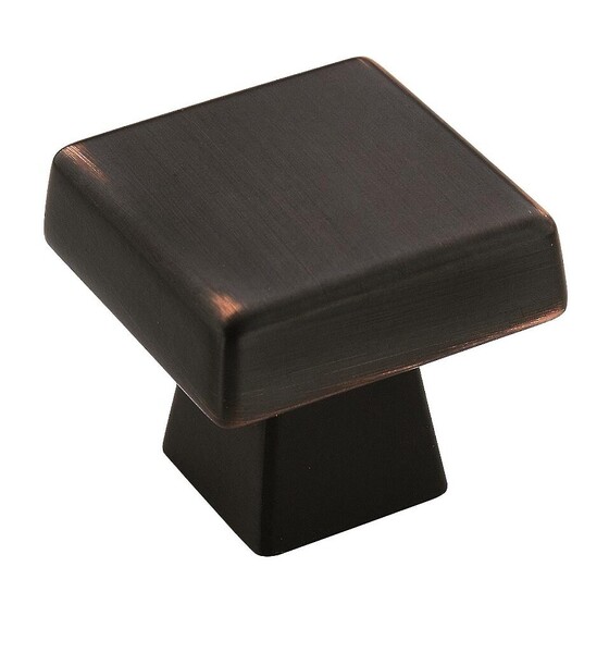 Blackrock - Knob 1-3/16" SQ Knob Oil-Rubbed Bronze