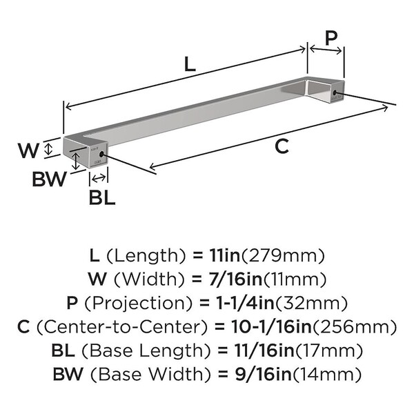 Blackrock Pull 256mm CC Polished Chrome