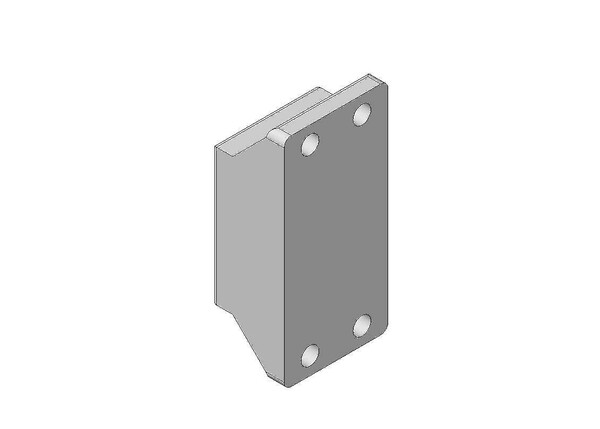 BLUM 25mm Nylon Screw On Spacer - White