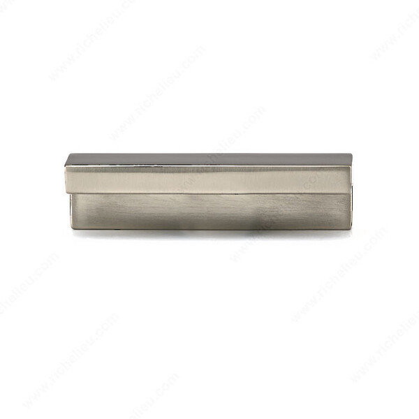 Brushed Nickel Finger Pull - 0.64mm