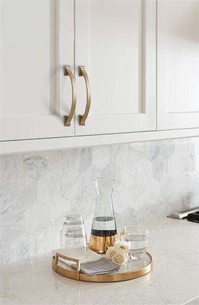 Candler 96mm CC Pull Golden Champagne