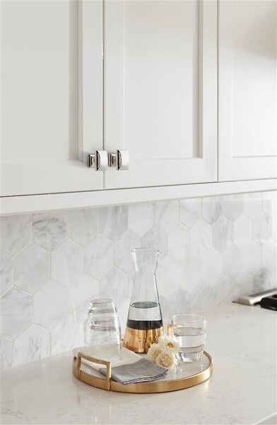 Candler 1-1/2" SQ Knob Polished Nickel