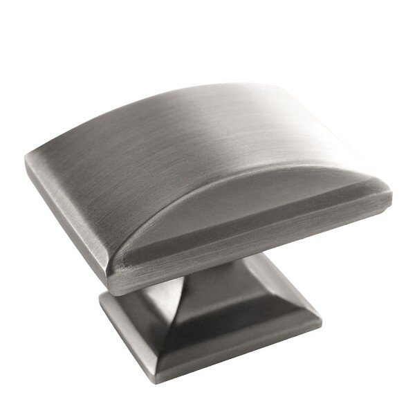 Candler Large Knob 1-1/2" SQ Knob - Satin Nickel