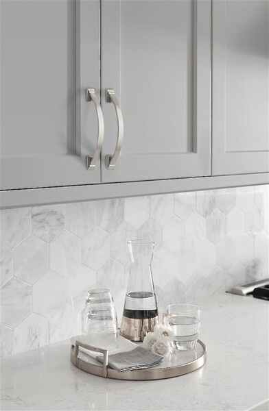 Candler - Pull 128mm CC Polished Nickel 