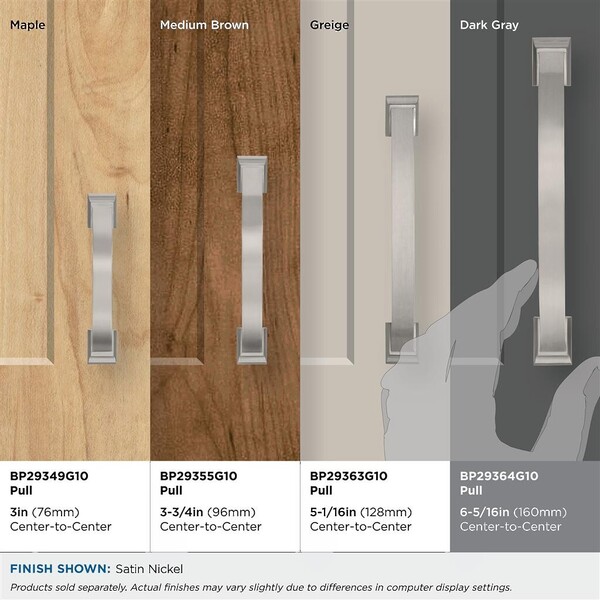 Candler - Pull 160mm CC Satin Nickel