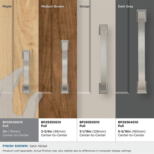Candler - Pull 76mm CC Polished Nickel