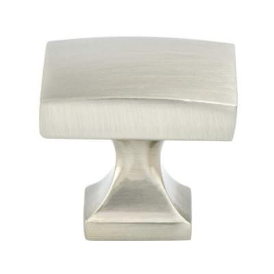 Century Edge Knob 1-3/8" SQ Knob Brushed Nickel