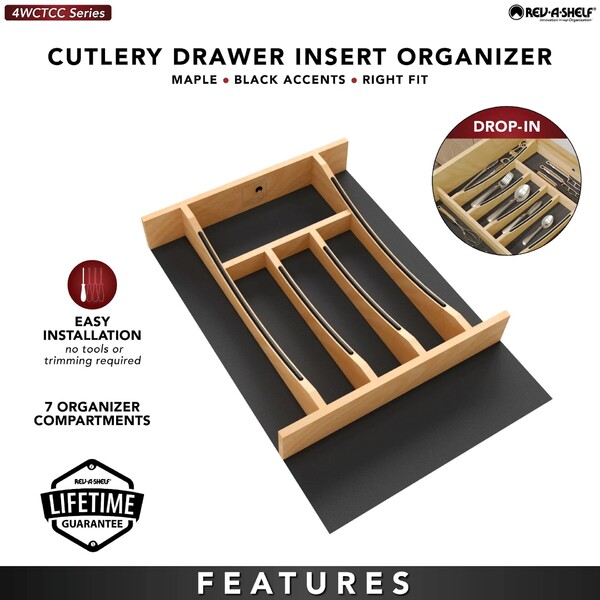 Craftsman - 13-1/4 X 19-1/2 Inch Cutlery Drawer Insert
