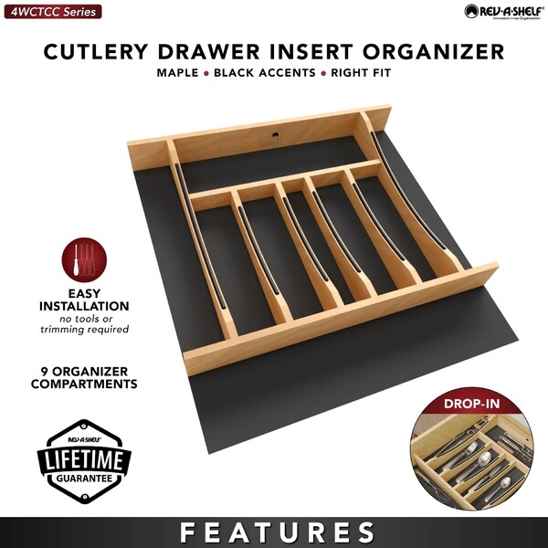 Craftsman - 19-1/4 X 19-1/2 inch Cutlery Drawer Insert