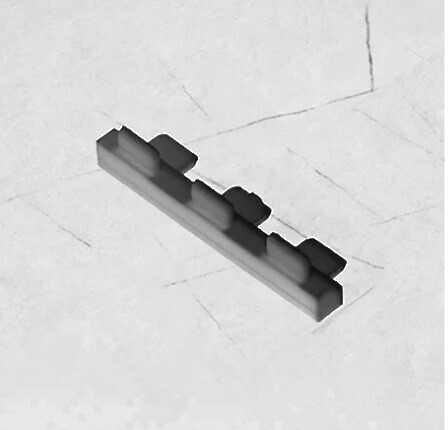 Drawer Divider 2 Way Connector - Grey