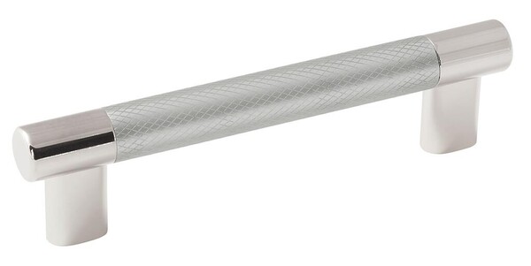 Esquire 5 1/16" (128mm) CTC Pull - Polished Nickel/Stainless Steel